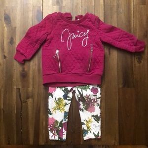 Baby girls juicy couture sweatsuit